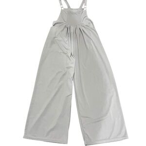 Halara - Adjustable Strap Button Multiple Pockets Waffle Casual Overalls- Size L